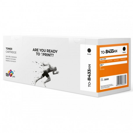 Product Title: Compatible Black Toner Cartridge for OKI B433 / B513 (TO-B433AN) – 1