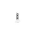 Vertical stack dual monitor mount