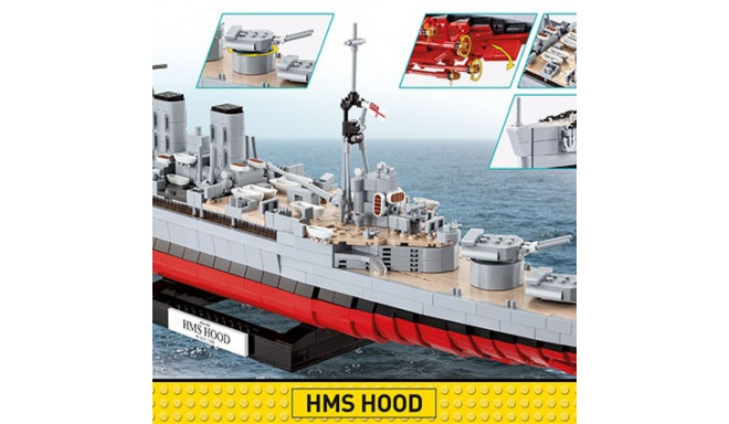 If you are looking for building block sets of the HMS Hood, the most popular and hi