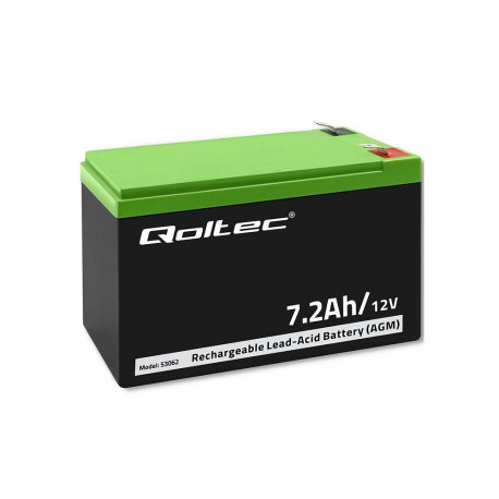 AGM battery 12V 7.2Ah, max. 108A