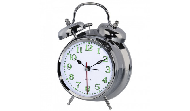 Alarm clock Hama Nostalgia silver