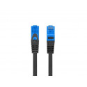 Patchcord kat.6a S/FTP CCA 10.0m czarny