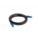 Patchcord kat.6a S/FTP CCA 10.0m czarny