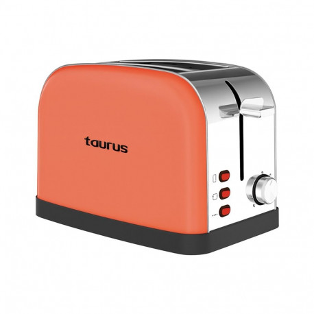 Toaster - Taurus Vintage II 950W 2-Slice Defrost/Reheat Coral