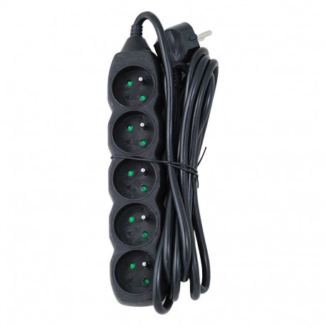 Power Strip - Esperanza ELK208K 5AC 3680W 3M Black