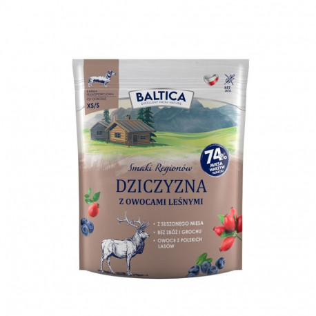 Dog Food - BALTICA Smaki regionów Venison with Forest Fruits 1kg Grain-Free
