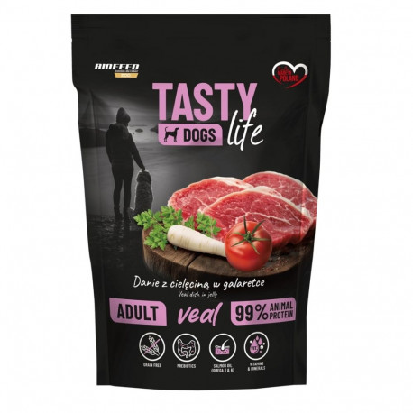 Dog Food - BIOFEED Tasty Dogs Life Veal 150g, gluten-free, grain-free