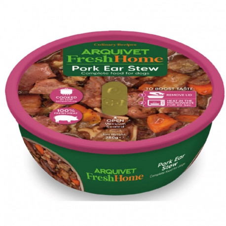 Dog Food - ARQUIVET Fresh Home Pork Ear Stew Wet Food 280g
