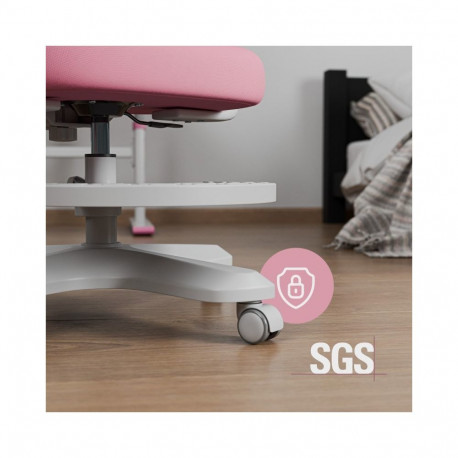 Office Chair - MARK ADLER Junior 4.6 Ergonomic Swivel with Armrests Pink