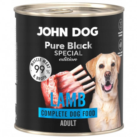 Dog Food - JOHN DOG Pure Black Special Edition Lamb 800g Grain-Free