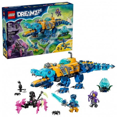 Constructor - LEGO DREAMZZZ 71512 Crocodile Submarine (Lego, 1107 pieces, 3 minifigures)
