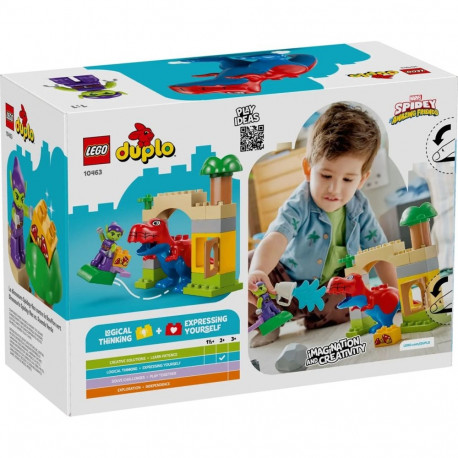Toy - LEGO DUPLO 10463 Dinosaur Spidey-Rex Building Set 25 Pieces Multicolor
