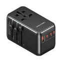 Adapter - Vention 100W Charger 1xUSB-A 3xUSB-C Black