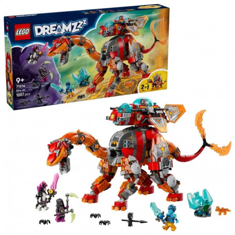 Constructor - LEGO DREAMZZZ 71514 Dino Jet (Lego, 1007 pieces, 4 minifigures)