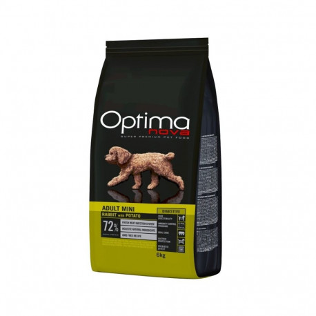 Dog Food - Optimanova Adult Mini Digestive Rabbit & Potato 6kg