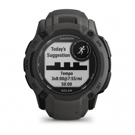 Sport Watch - Garmin Instinct 2X Solar GPS 50mm 176x176 Touchscreen Graphite