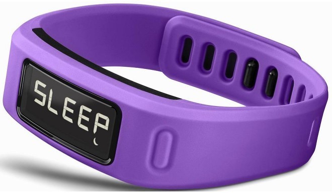 Garmin fitnesa aproce Vivofit, violeta