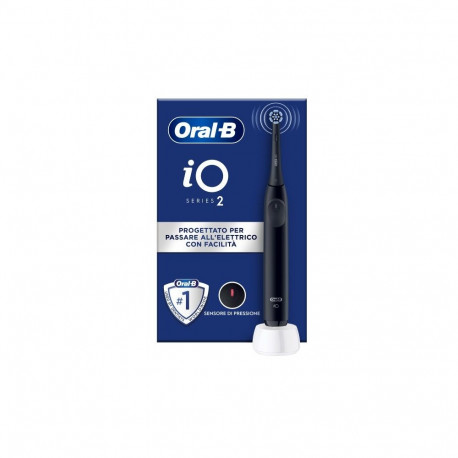 Electric Toothbrush - Oral-B iO 2 Rotating Toothbrush (Braun, 3 modes, timer, app support, Black)