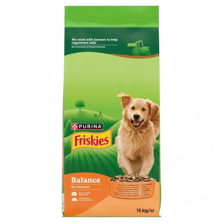 Dog Food - PURINA Friskies Balance Chicken with Beef & Vegetables 15kg