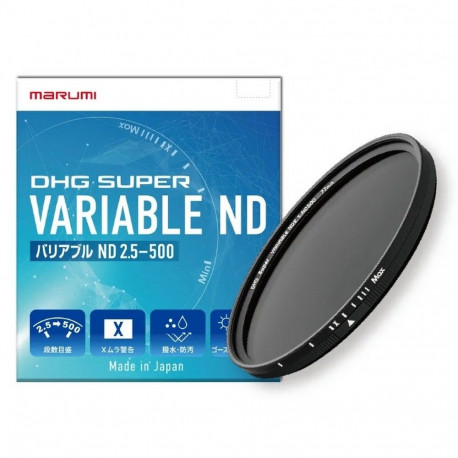 Camera Filter - Marumi Super DHG Vari ND2.5-500 82mm Gray