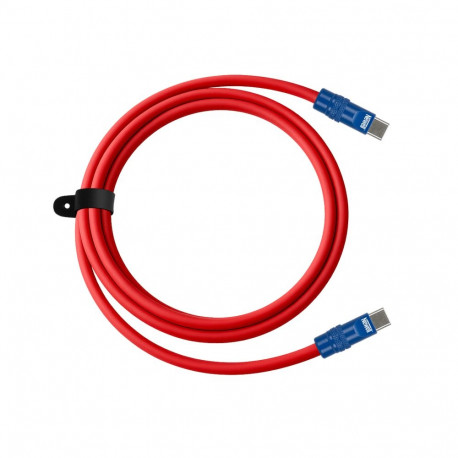 USB-C Cable - Newell USB-C 100W 2m Silicone Red-Navy Blue