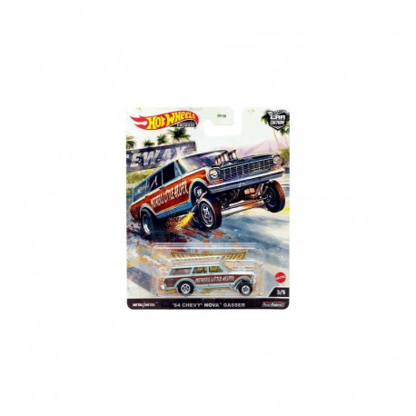 Toys, Games & Collectibles - Hot Wheels Premium 64 Chevy Nova Gasser Die-Cast
