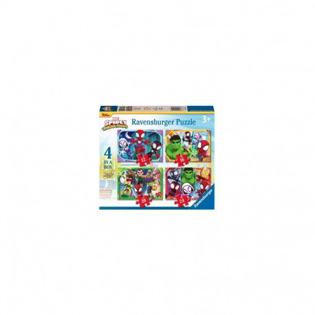 Puzzle - Ravensburger 4in1 Spidey And His Amazing Friends Puzzles