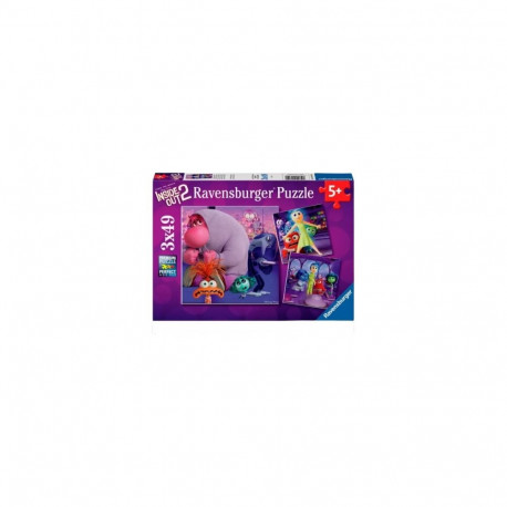 Puzzle - Ravensburger 3x49 Inside Out 2 (3 jigsaw puzzles, 49 pieces each)
