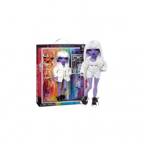 Fashion Doll - MGA Shadow High Dia Mante Purple Outfit, Articulated Limbs