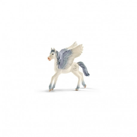 Collectible Figurine - Schleich Bayala Pegasus Foal Hand-Painted Figure