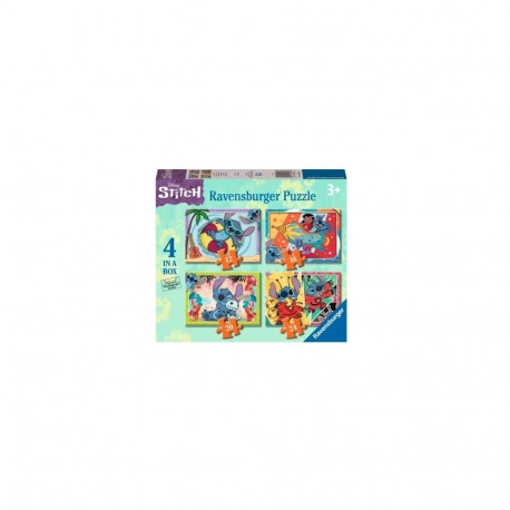 Puzzle - Ravensburger 4in1 Disney Stitch Puzzles (4 designs)
