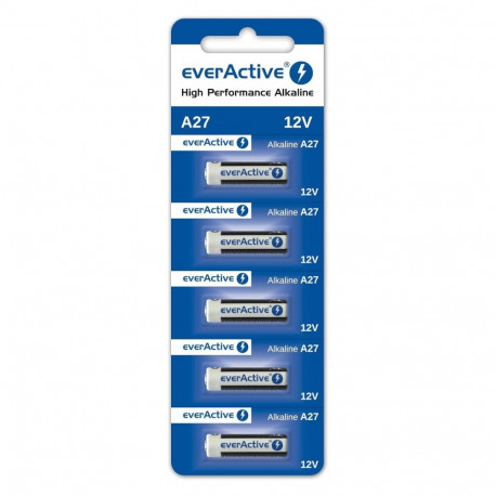 Battery - everActive V27A 12V Alkaline Battery 28x7.7mm 6.4g