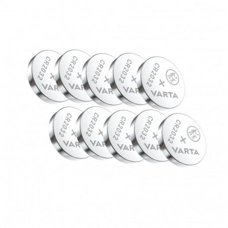 Battery - Varta CR2032 Lithium Coin Battery 10 Pack 3V