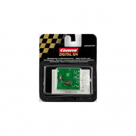 Slot Car Accessory - Carrera Digital 124 Indicator Light Decoder