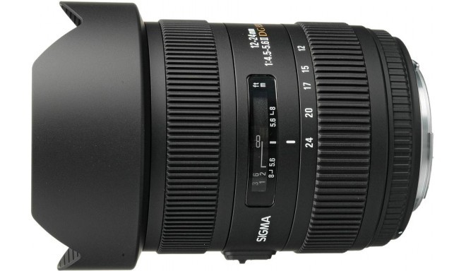 Sigma 12-24mm f/4.5-5.6 EX DG HSM II objektiiv Canonile