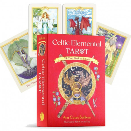 Tarot Card Deck - Celtic Elemental Tarot (Findhorn Press, 78 cards, guidebook)