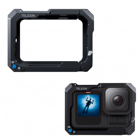 Camera Accessory - Ulanzi G9-14 Aluminum Frame Holder for GoPro Hero 9/10/11 Black