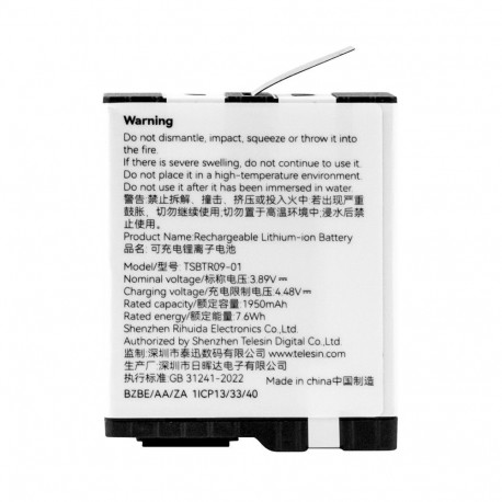 Battery - Telesin S0-BTR-09-TGP 1950mAh for GoPro HERO 13 Black