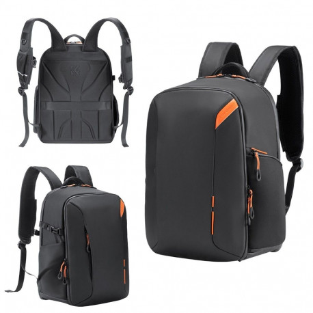 Camera Backpack - ULANZI AB01 38L Waterproof, Removable Insert, Black