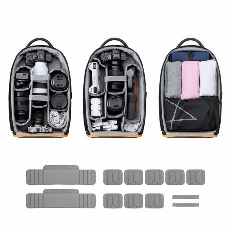 Camera Backpack - K&F Concept Beta V3 18L for 2 Cameras & Lenses Black