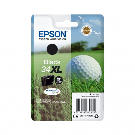 Ink Cartridge - Epson C13T34714010 High-Capacity Black Ink Cartridge