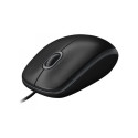 Optical Mouse - Logitech B100 800 DPI USB Ambidextrous Black