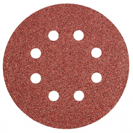 125 mm K40 lihvimiskettad, 5 tk, 8 avaga