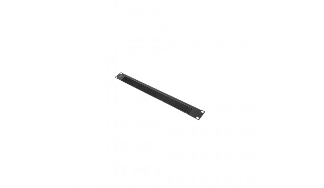 19" BRUSH PANEL 1U BLACK LANBERG AK-1103-B