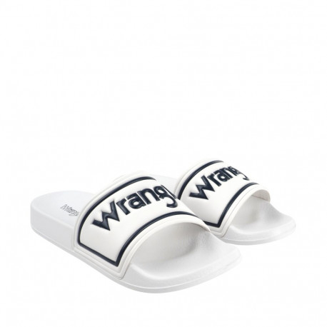 Klapki męskie Wrangler Averell białe 20261059 1FG 43