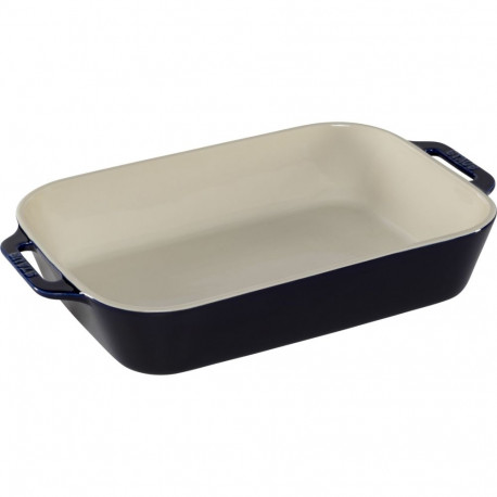 Staub tumesinine keraamiline ristkülikukujuline vorm 34x24x7.6