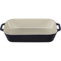 Staub ristkülikukujuline keraamiline vorm, tumesinine, 34x24x7.6