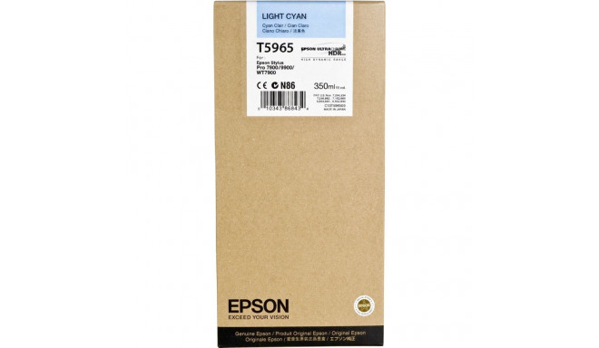 Epson ink cartridge light cyan T 596  350 ml        T 5965