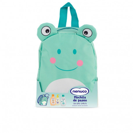 NENUCO MOCHILA RANITA ESTUCHE 4 pz