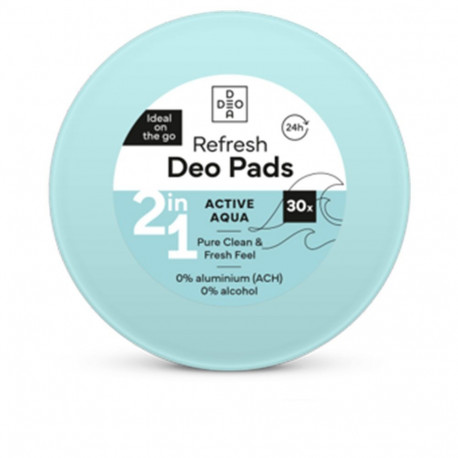 DEODEA DEO PADS discos active aqua 30 u